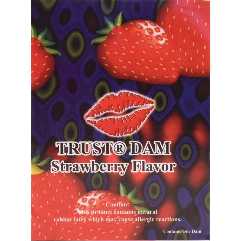 Dental Dam Condom-Strawberry CF6020D