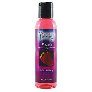 Razzels Warming Lube-Sinful Strawberry 4oz CFRSS-04