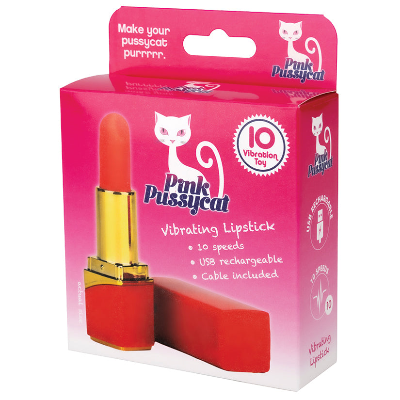 Pink Pussycat Vibrating Lipstick