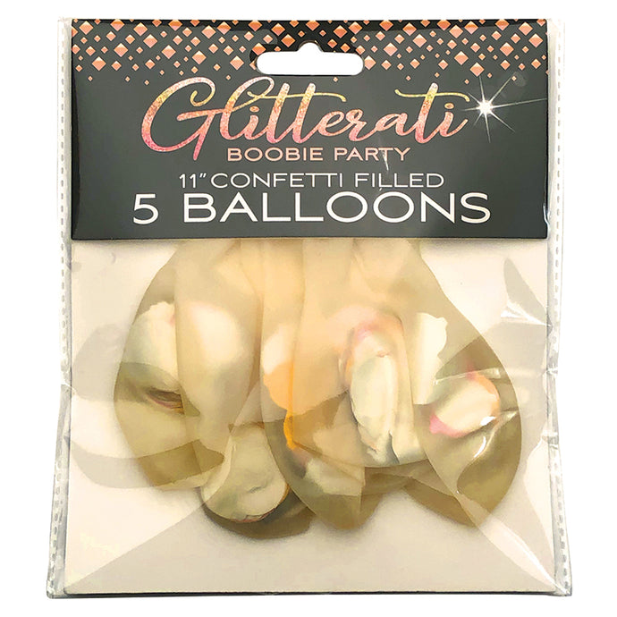 Glitterati Boobie Confetti Balloons