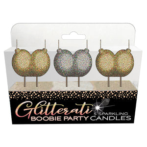 Glitterati Boobie Candle Set CP1075