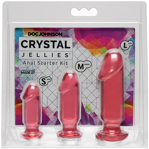 Crystal Jellies Anal Starter Kit-Pink D0283-20-CD