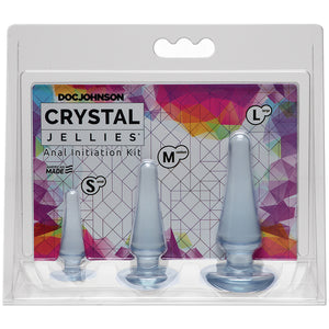 Crystal Jellies Anal Initiation Kit-Clear D0283-26CD