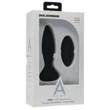 Load image into Gallery viewer, A-Play Vibe Adventurous Rechargeable Plug-Black D0300-03BX