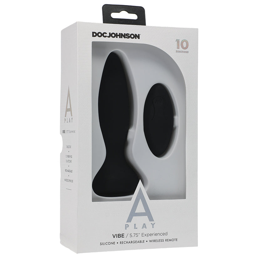 A-Play Vibe Experienced Rechargeable Plug-Black D0300-05BX