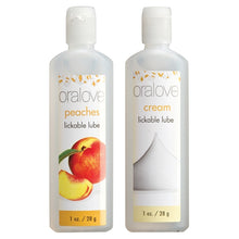 Load image into Gallery viewer, Oralove Delicious Duo Lube-Peaches &amp; Cream