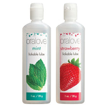 Load image into Gallery viewer, Oralove Delicious Duo Lube-Strawberry &amp; Mint
