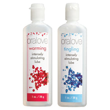 Load image into Gallery viewer, Oralove Dynamic Duo Lube-Warming &amp; Tingling