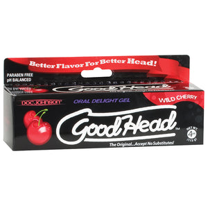 GoodHead Oral Delight Gel-Wild Cherry 4oz D1360-02BX