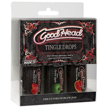 Load image into Gallery viewer, GoodHead Tingle Drops 3 Pack 1oz D1360-13BX