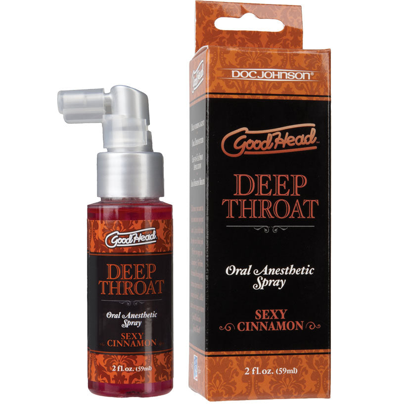 GoodHead Deep Throat Spray-Sexy Cinnamon 2oz D1360-16BX
