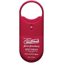 Load image into Gallery viewer, GoodHead Deep Throat Spray To Go-Strawberry .33oz