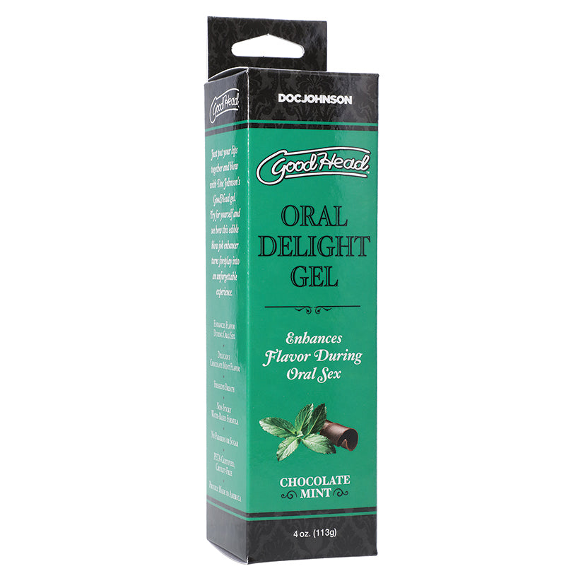 GoodHead Oral Delight Gel-Chocolate Mint 4oz D1361-12BX