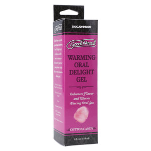 GoodHead Warming Head Oral Delight Gel-Cotton Candy 4oz D1361-15BX