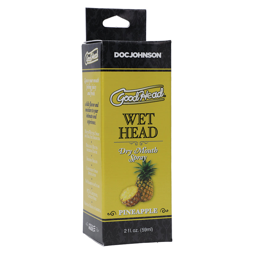 GoodHead Wet Head Dry Mouth Spray-Pineapple 2oz D1361-22BX