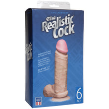 Load image into Gallery viewer, The Realistic Cock-Vanilla 6&quot; D271-01BX
