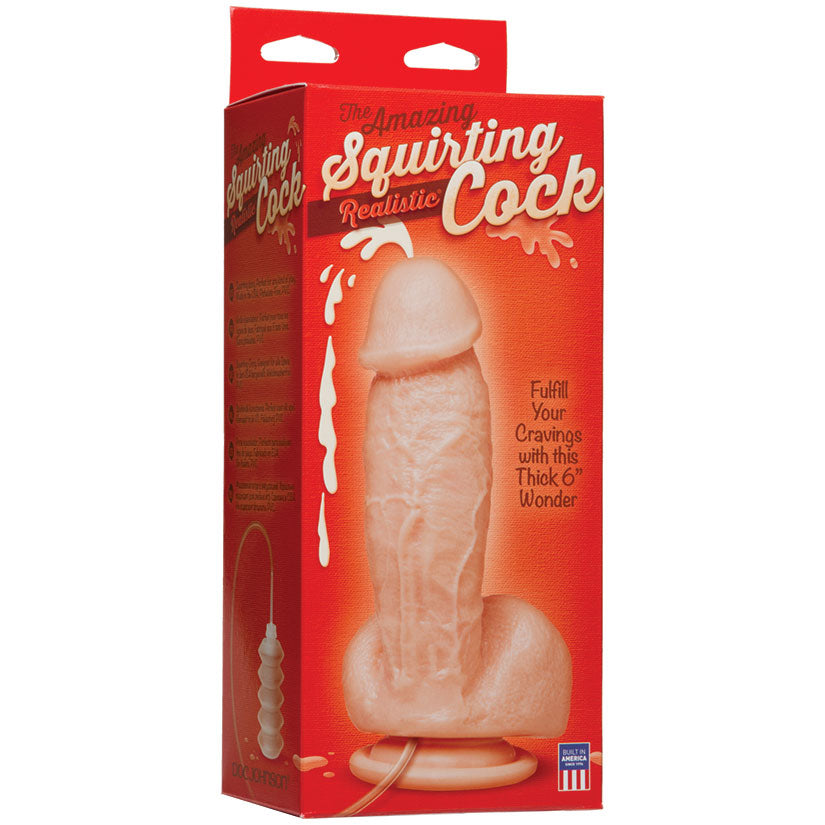 Squirting Realistic Cock Vanilla 6