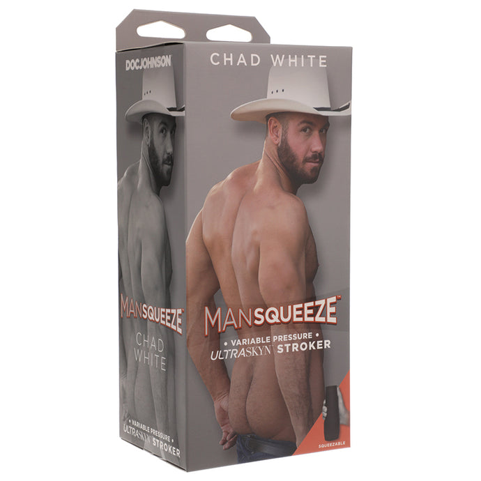 Man Squeeze Chad White Stroker Ass-Vanilla D5130-07BX