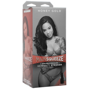 Main Squeeze Honey Gold Stroker Pussy-Caramel D5200-22BX