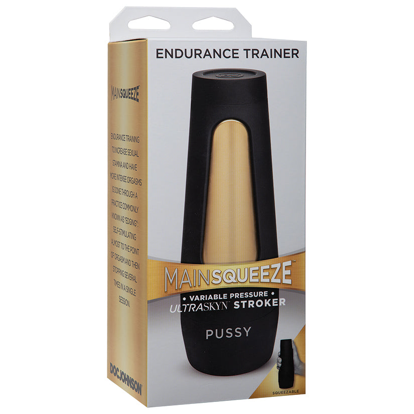 Main Squeeze Endurance Trainer Stroker Pussy-Vanilla D5202-05BX