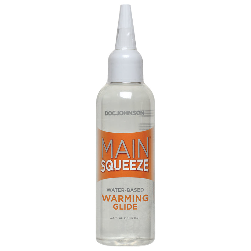 Main Squeeze Warming Water-Based Lubricant 3.4oz D5205-02BU