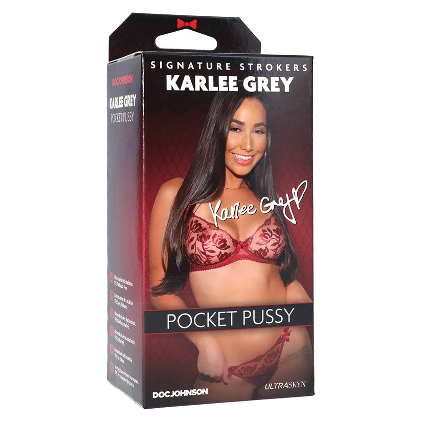 Signature Strokers Karlee Grey Pocket Pussy-Vanilla D5510-36BX