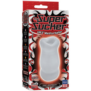 Super Sucker UR3 Masturbator-Clear D684-10BX