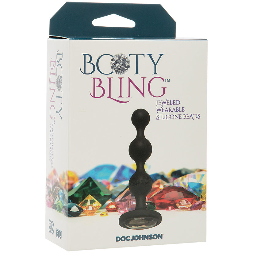 Booty Bling Wearable Silicone Beads-Silver D7017-10BX