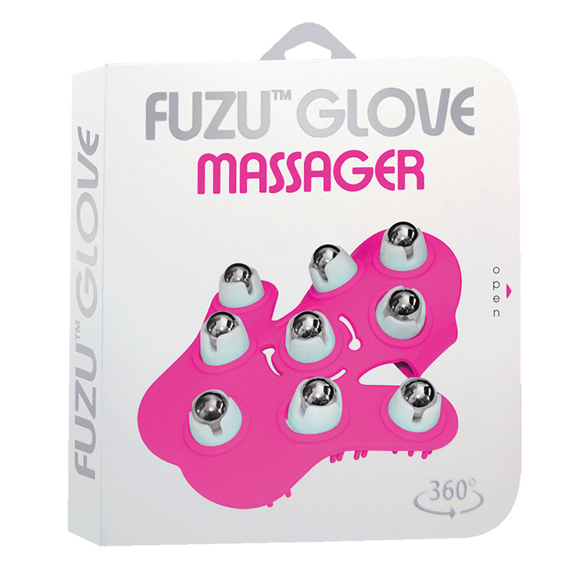 Fuzu Glove Massager-Neon Pink