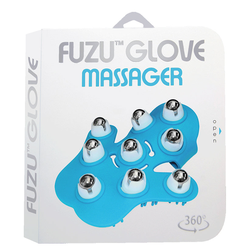 Fuzu Glove Massager-Neon Blue