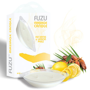 Fuzu Massage Candle-Fiji Dates & lemon Peels DEE3024-06