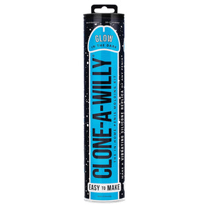 Clone-A-Willy Glow In The Dark Vibe Kit-Blue E4602-01BL