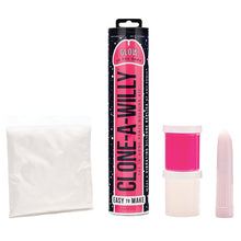 Load image into Gallery viewer, Clone-A-Willy Glow In The Dark Vibe Kit-Pink
