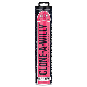 Clone-A-Willy Glow In The Dark Vibe Kit-Pink E4602-01PK