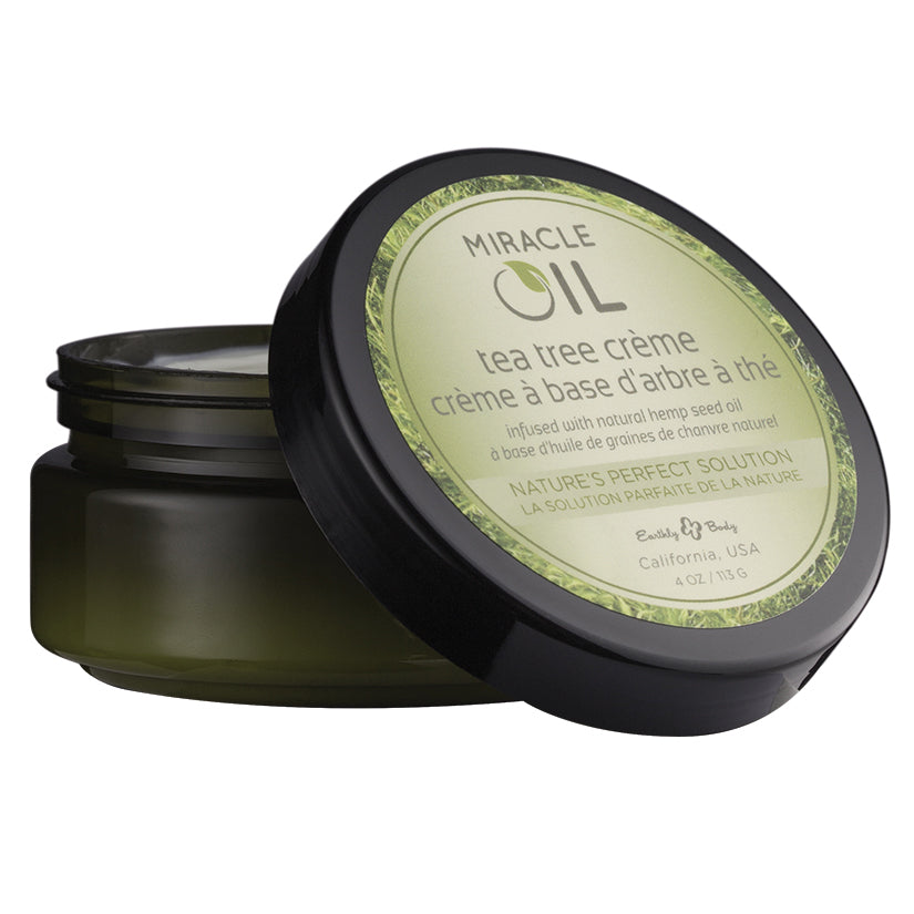 Earthly Body Miracle Oil Tea Tree CrÃ¨me 4oz EB1030-03