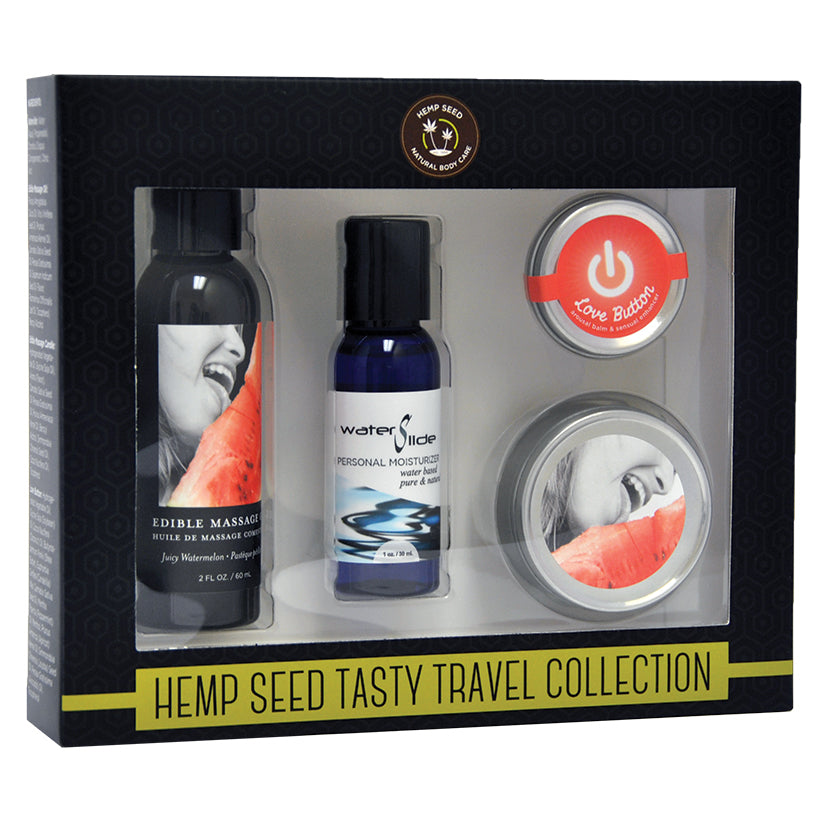 Earthly Body Hemp Seed Tasty Travel Collection-Watermelon