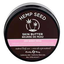 Load image into Gallery viewer, Earthly Body Hemp Seed Skin Butter-Zen Berry Rose 8oz