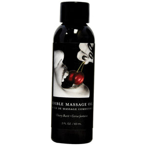 Earthly Body Edible Massage Oil-Cherry 2oz EBMSE201
