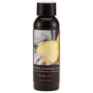 Earthly Body Edible Massage Oil-Pineapple 2oz EBMSE211