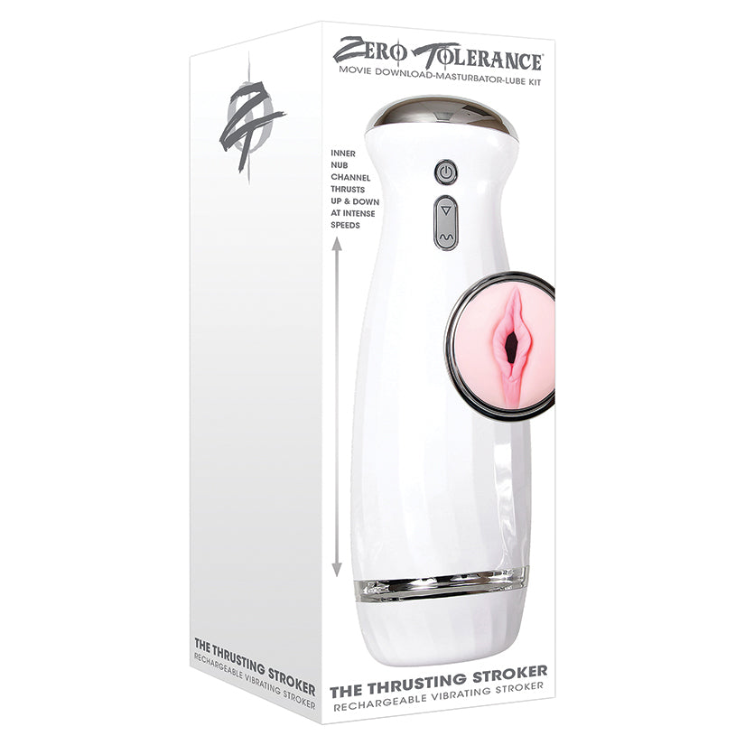 Zero Tolerance The Thrusting Stroker White EN5583-2