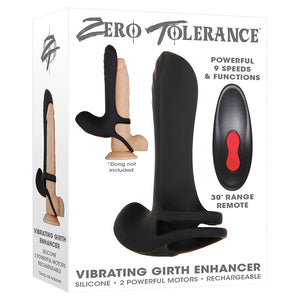Zero Tolerance Vibrating Girth Enhancer-Black EN7891-2