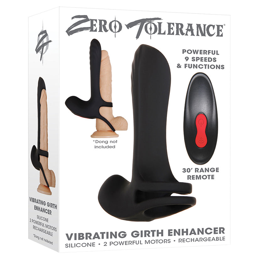 Zero Tolerance Vibrating Girth Enhancer-Black EN7891-2