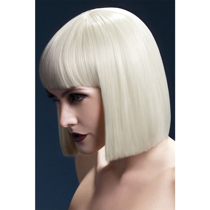 Fever Smiffys Lola Wig Blunt Cut Bob With Fringe-Blonde 12