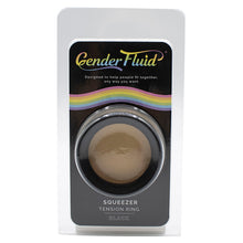 Load image into Gallery viewer, Gender Fluid Squeezer Tension Ring-Black GF4394