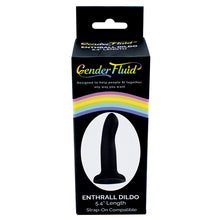 Load image into Gallery viewer, Gender Fluid Enthrall Strap On Dildo-Black 5.5&quot; GF4424