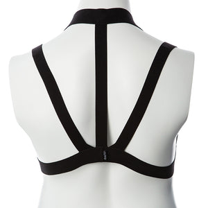 Gender Fluid Majesty Harness Multi Band-Black S-L