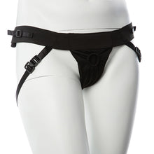 Load image into Gallery viewer, Gender Fluid Johnnie Strap On Harness-Black GFS701