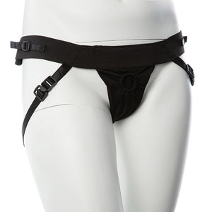 Gender Fluid Johnnie Strap On Harness-Black GFS701