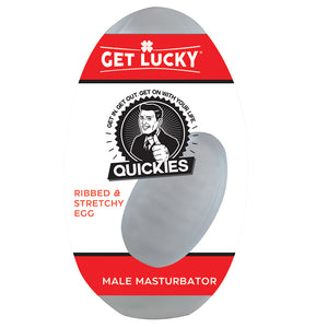 Get Lucky Quickies Ribbed & Stretchy Egg GL0510