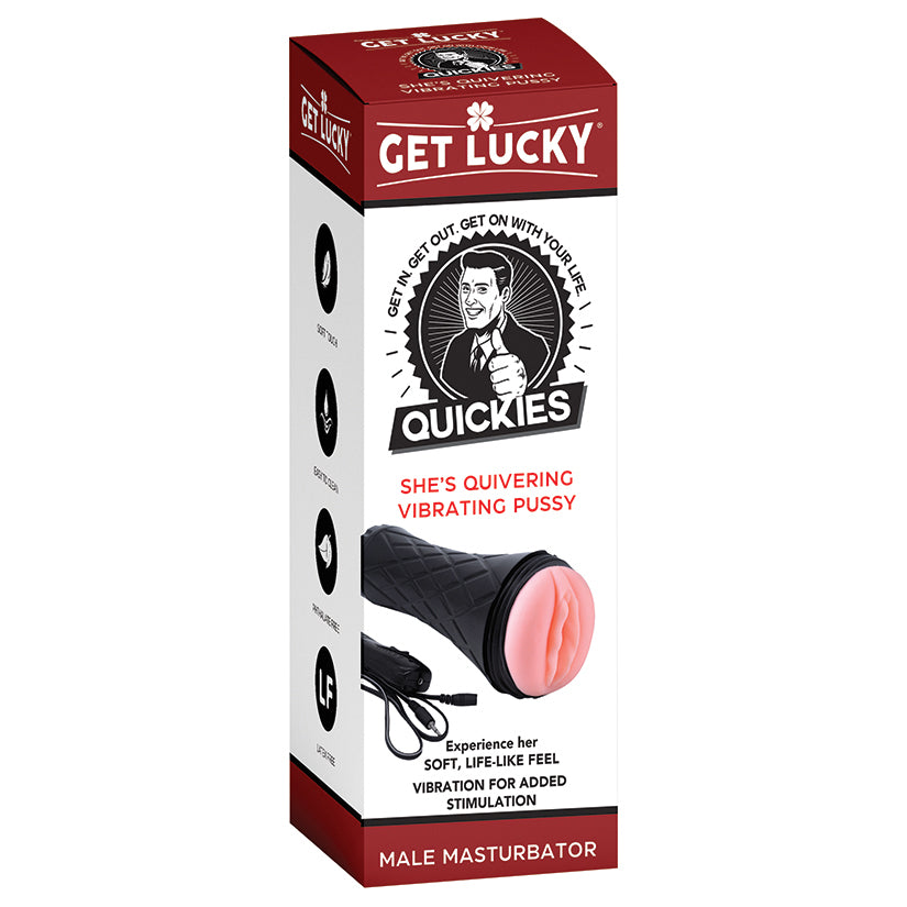 Get Lucky Quickies She's Quivering Vibrating Pussy Masturbator GL2529